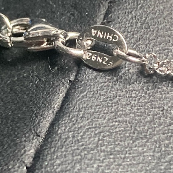 Star 925 sterling silver necklace cz - Picture 4 of 8